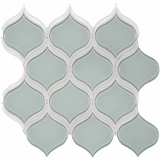 SKYLIGHT (SCALLOP MOSAIC) - CLOUD (ARABESQUE MOSAIC)