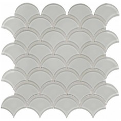 SKYLIGHT (PETAL MOSAIC) - MIST (SCALLOP MOSAIC)