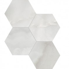 VALENCIA - ONYX NUVOLATO (6" HEXAGONS HONED)