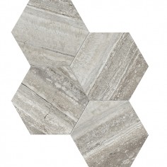 Travertino Instrata (6" Hexagons Honed)