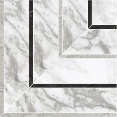 CARRARA GIOIA (4"X12" HONED) - ARABESCATO (PICCO MOSAICS)