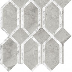 ARABESCATO (6" HEXAGONS HONED) - PARADISO ARGENTO (MODELLA MOSAICS)