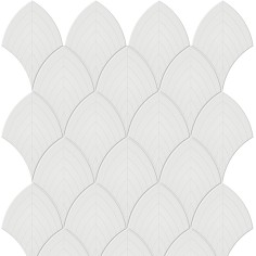CANVAS WHITE (12"X12" PICKET GLOSSY) - VINTAGE GREY (10.5"X13" SCALLOP GLOSSY)