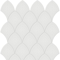 CLOUD BLUE (12"X12" HERRINGBONE GLOSSY) - VINTAGE GREY (10.5"X13" SCALLOP GLOSSY)