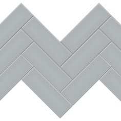 CANVAS WHITE (12"X12" HERRINGBONE MATTE) - CLOUD BLUE (12"X12" HERRINGBONE GLOSSY)