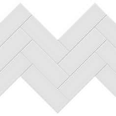 RETRO BLACK (2"X12" MATTE) - GALLERY GREY (12"X12" HERRINGBONE MATTE)
