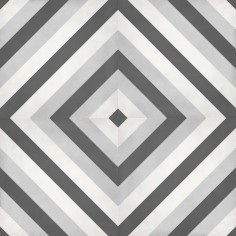 GEO (8X8 MONOCHROME DECO) - ICE (8X8 DIAMOND DECO)