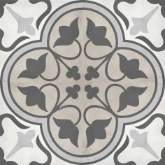 GEO (8X8 MONOCHROME DECO) - SAND (8X8 CLOVER DECO)