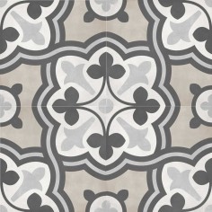 STELLAR (8X8 MONOCHROME DECO) - SAND (8X8 BAROQUE DECO)