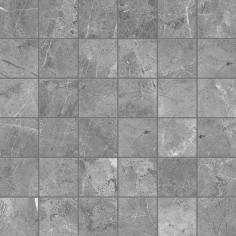 MICA (10X20 GLOSSY WALL TILE) - CARBON (12X12 MOSAIC)