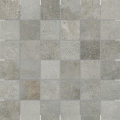 OXIDE (24X24 RECTIFIED) - CHROMIUM (2X2 MOSAIC 12X12 RECTIFIED)