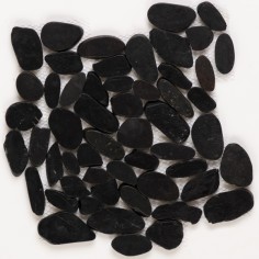 ZEN TAHITIAN BLACK SAND (12"X12" MOSAIC POLISHED) - ZEN TAHITIAN BLACK SAND (12"X12" MOSAIC POLISHED)