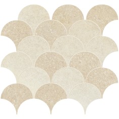 Beige Mix (Wave Mosaic)