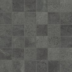 ZINC - SPECIAL ORDER (24"X48" MATTE) - GRAPHITE (2"X2" MOSAIC)