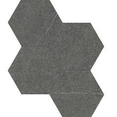 Carbon - Special Order (6" Hexagon Matte)