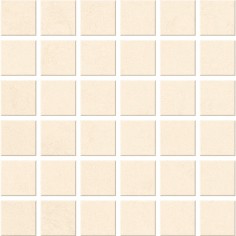 DELORIAN GREY (12"X24" POLISHED) - CREMA (2"X2" MOSAIC)