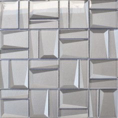 ILLUSION II - ILLUSION II PALLADIUM 3X3 - 12X12 SHEET BEVELED