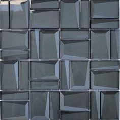 ILLUSION II - ILLUSION II SAPPHIRE 3X3 - 12X12 SHEET BEVELED