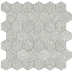 MJORK - MJORK ASH 2" HEX MOSAIC MATTE