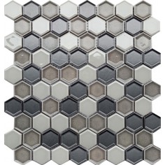 HONEYCOMB - HONEYCOMB STORM GREY HEX - 1.25" X 1.25"