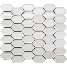 HONEYCOMB - HONEYCOMB PEARL WHITE PICKET - 2.75" X 1.5"