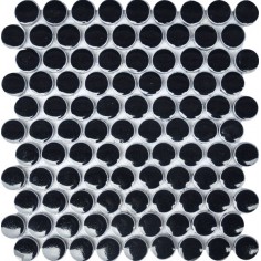 QUEENS - QUEENS BLUE ANGELS 1" PENNY ROUND MOSAIC - 11X12 SHEET