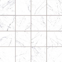 I-marmi Toscana Blanco 3x3 Square Mosaic Polished
