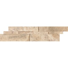 STONE MOSAIC: WALL PANELS - PICASSO CUBICS HONED CUBIC 6X24 HONED