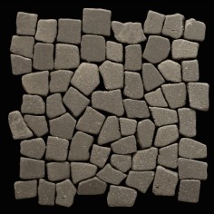 Ubud Pebbles Black Lava Stone Flat