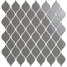 RAINFALL - C II - SLATE RAINDROP MOSAIC GLOSS - 13X13 SHEET