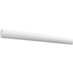 CONTRACT WHITE WALL - PURE WHITE PENCIL BULLNOSE 0.6X8 GLOSSY
