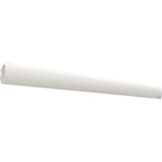 CONTRACT WHITE WALL - PURE WHITE PENCIL BULLNOSE 0.6X8 MATTE