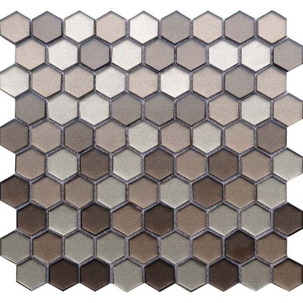 Mini Mirage Earth Hex Blend - 14" X 11.8" Sheet Preview