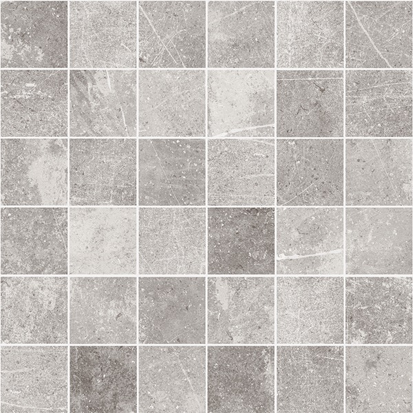 Campogalliano Centuries Panarea 2x2 Plain Mosaic Grey