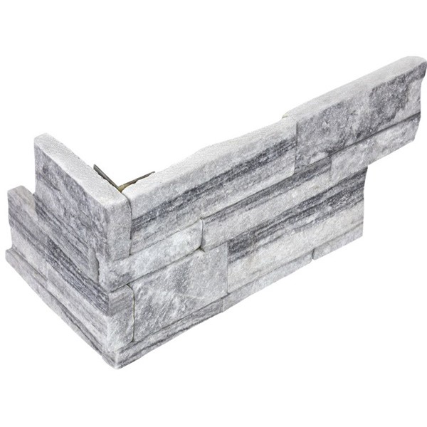 Ledger Stone Nordic Crystal 6x14x4 Assembled Corner