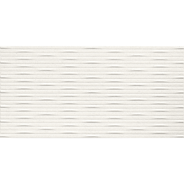 3D Wall Carve White Whittle 16x32 Matte