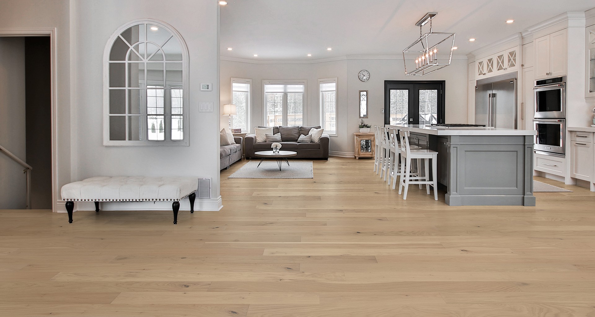 White 2025 oak flooring
