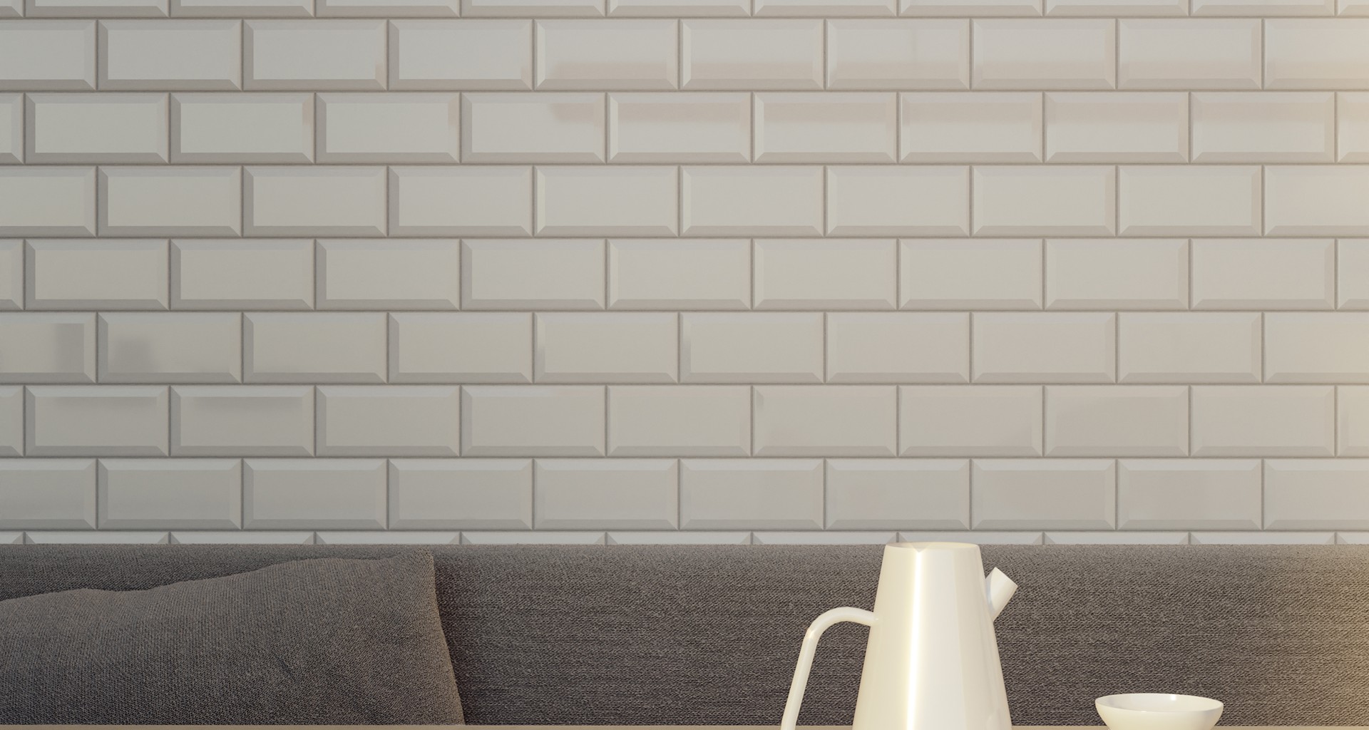 Product - Soho Vintage Canvas White 3x6 Glossy, Soho Vintage