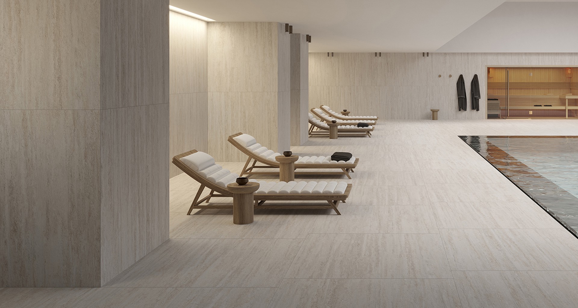 Product - Travertino Veincut 24x48 Grigio Matte, Travertino