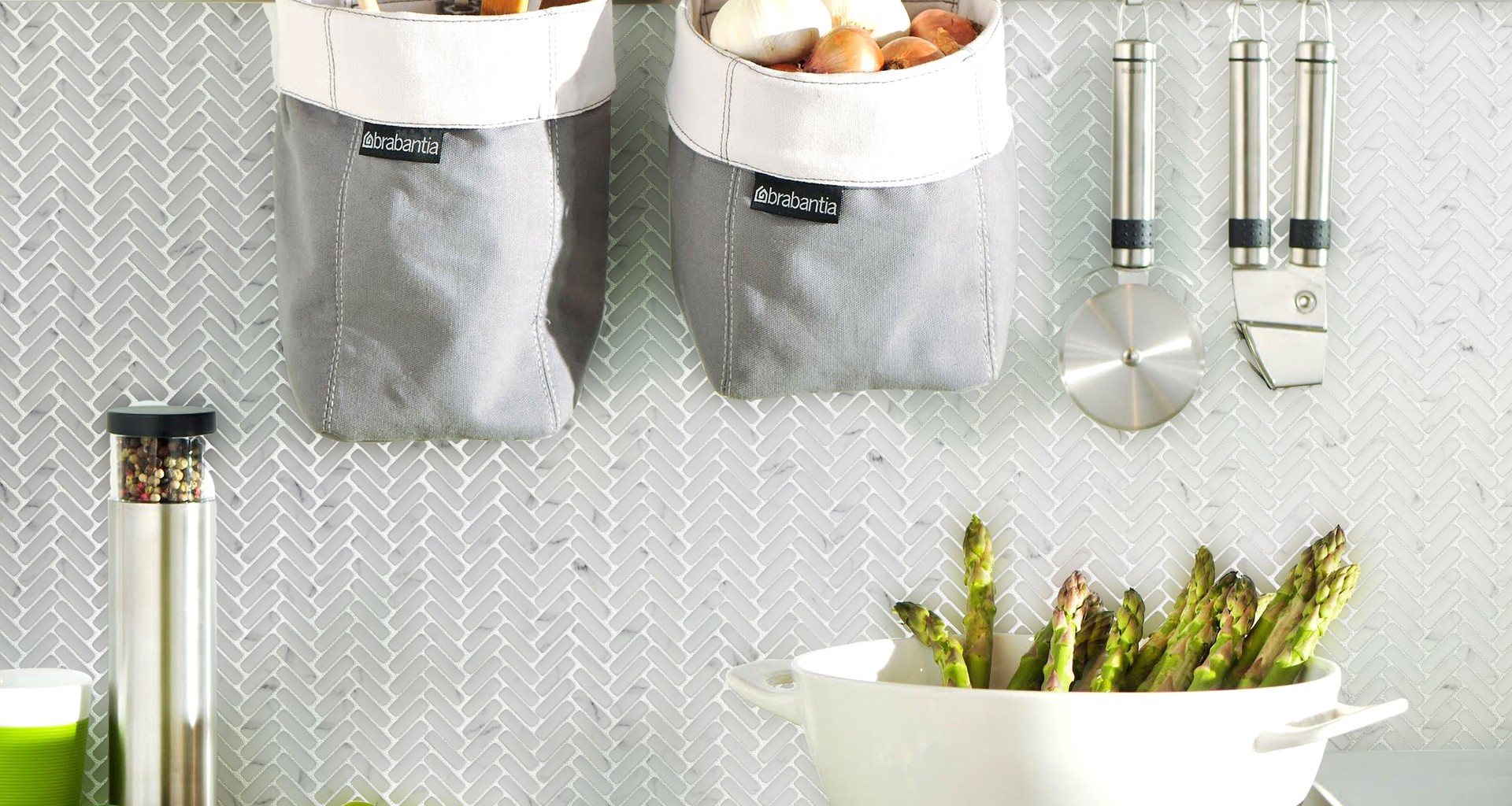 Product - Velvet Glass Breccia Herringbone - 0.2